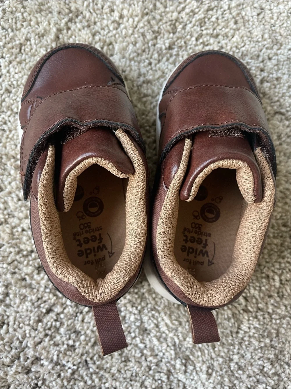 Stride Rite 360 Cole Brown Sneakers – Baby Boy Size 5M